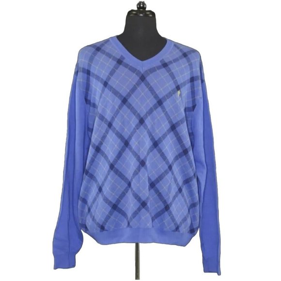 Payne Stewart Argyle Golf Sweater - Picture 1 of 16